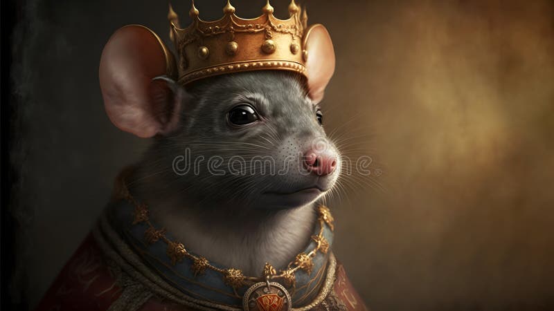 The Rat King Rodent Owner Mouse Rat Lover Crown T-Shirt