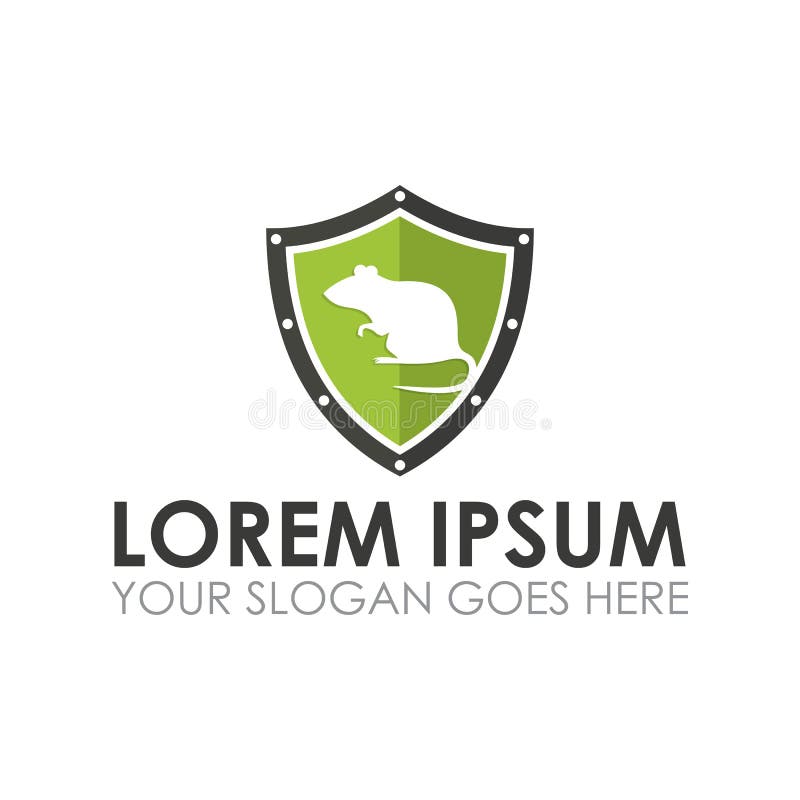 Pest control vector , insecticide logo stock illustration