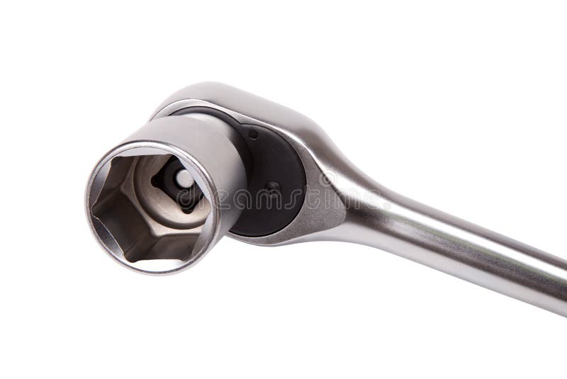 Ratchet with hex head stock photo. Image of industrial 60873924