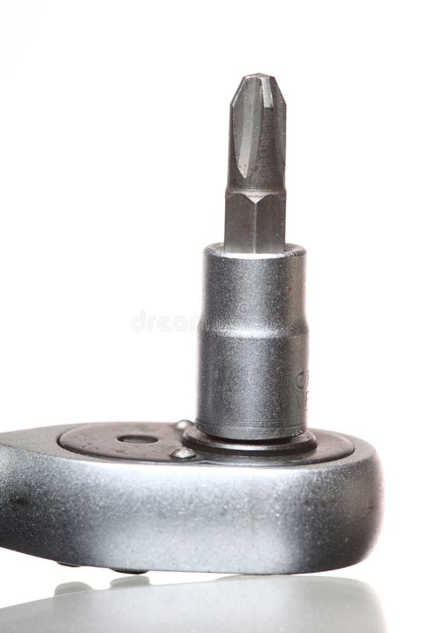 Ratchet Spanner Isolated on White Background Stock Photo Image of