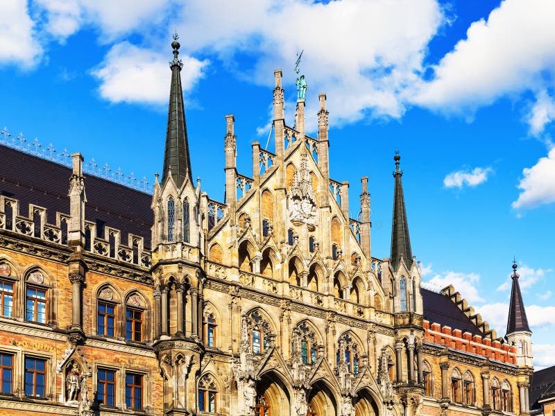Rathaus in München, Deutschland stockfotos Rathaus in München, Deutschland stockfotos