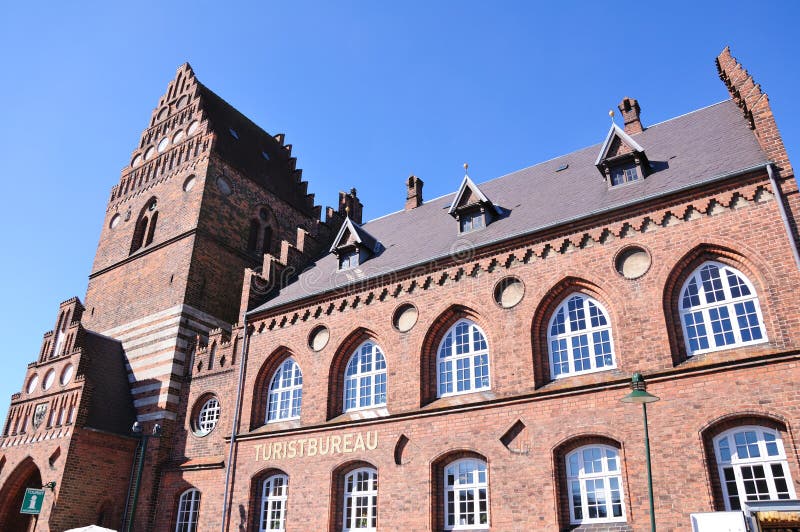 Rathaus von Roskilde lizenzfreie stockfotos Rathaus von Roskilde lizenzfreie stockfotos