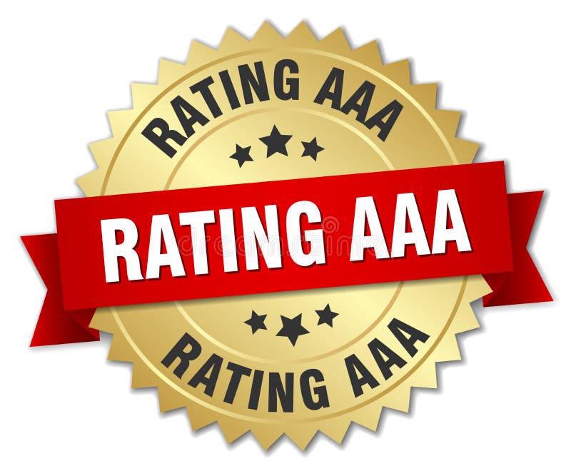 Rating AAA stock illustration. Illustration of cost, earning 7908986