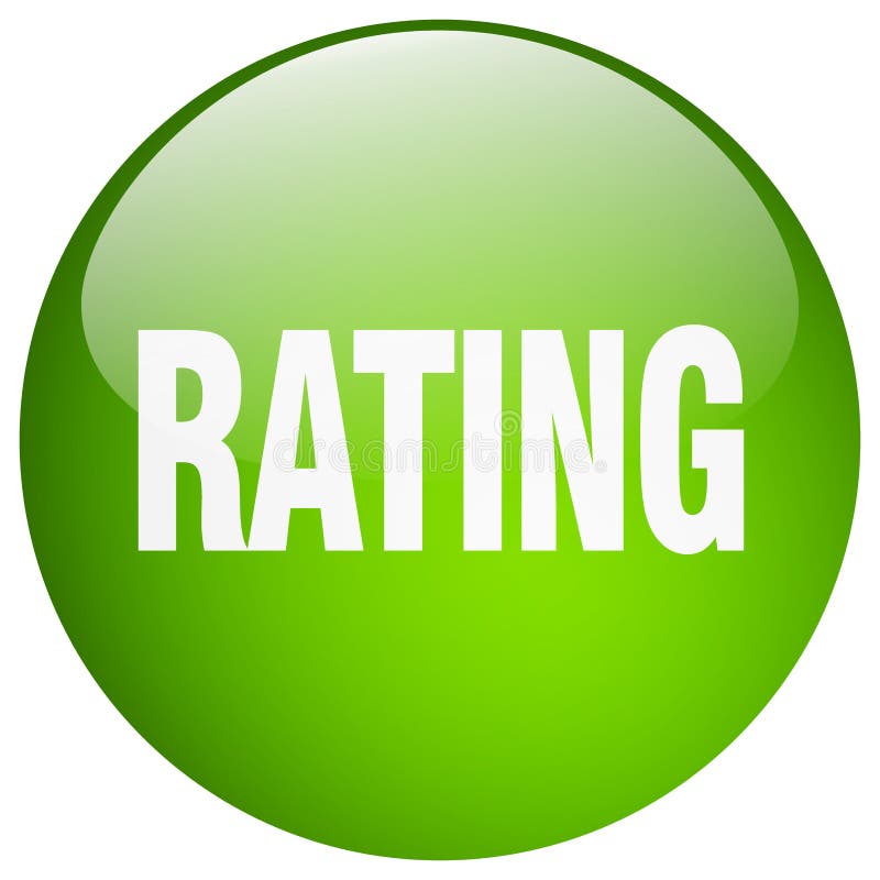 Rating button stock vector. Illustration of threedimensional 122704969