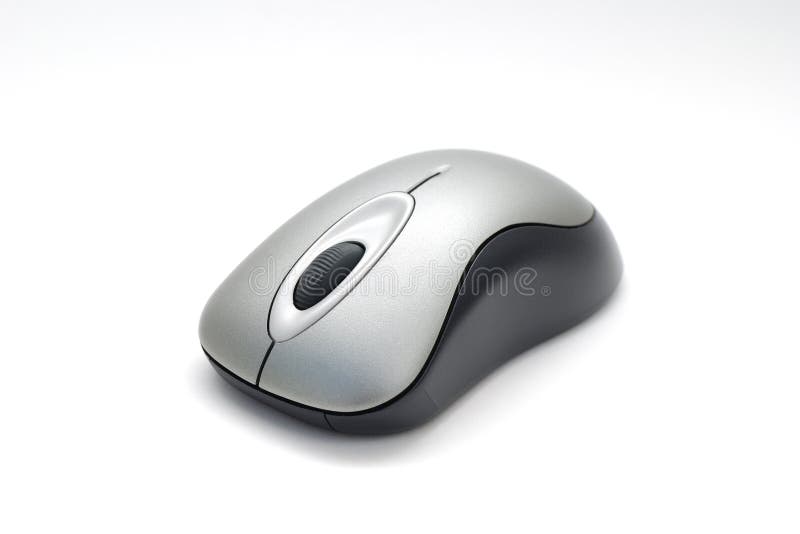 Wireless computer mouse isolated on white background. Wireless computer mouse isolated on white background