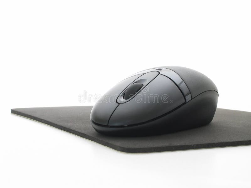 Computer mouse from diagonal view. Computer mouse from diagonal view