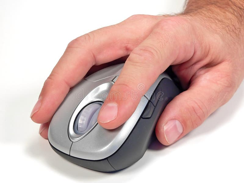 An isolated optical wireless computer mouse for a notebook or laptop or pc. An isolated optical wireless computer mouse for a notebook or laptop or pc