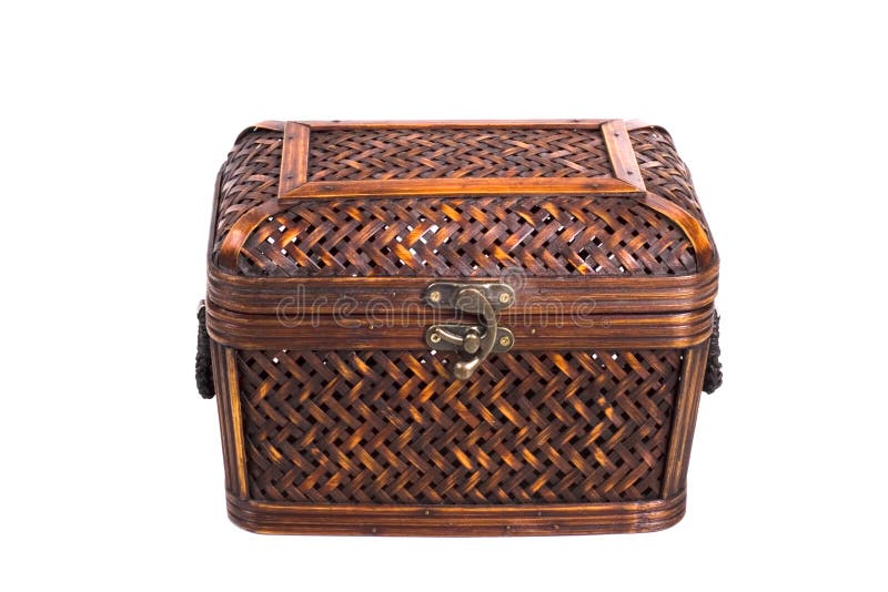 rattan toy box with lid