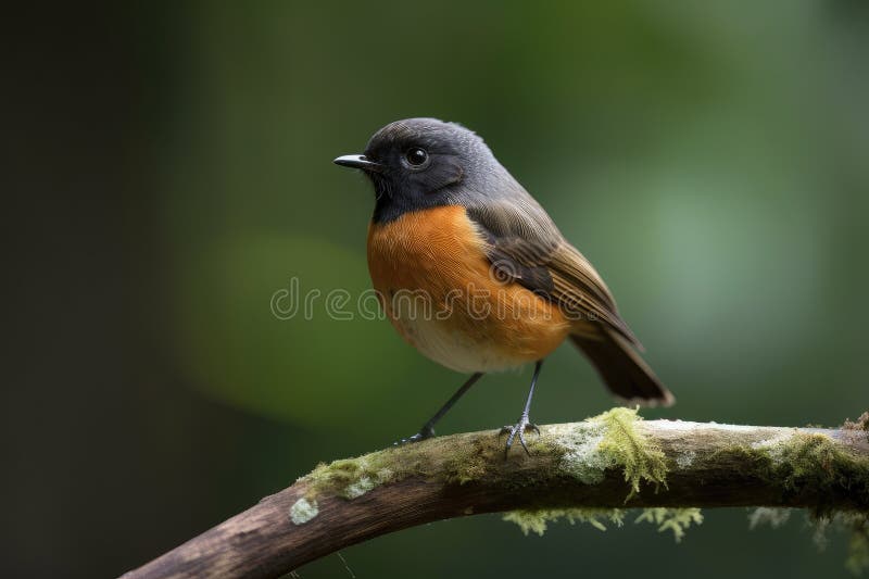 Rattenvogel mit Blick auf die Baumkronen vektor abbildung