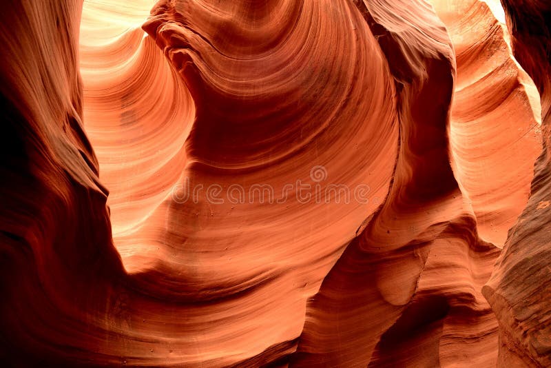 Sunlight coming into Rattlesnake Canyon on the Navajo Indian reservation in Northern Arizona. Sunlight coming into Rattlesnake Canyon on the Navajo Indian reservation in Northern Arizona