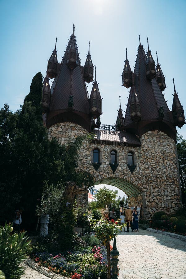 Castle of Love — a Padlock with Hearts, a Symbol of the Feelings of