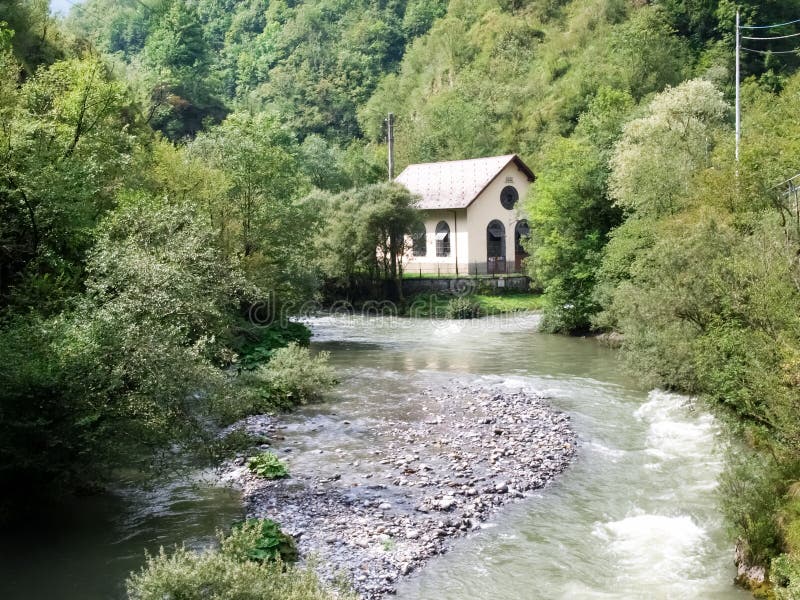 Ravines of Taleggio Valley. Stock Photo Image of hiking, natural 77455396