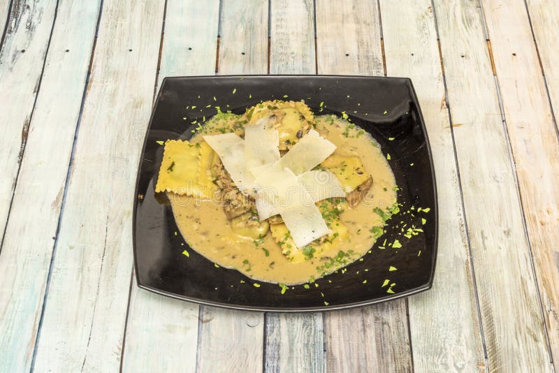 Ravioli are an Italian Stuffed Pasta Made with Different Ingredients