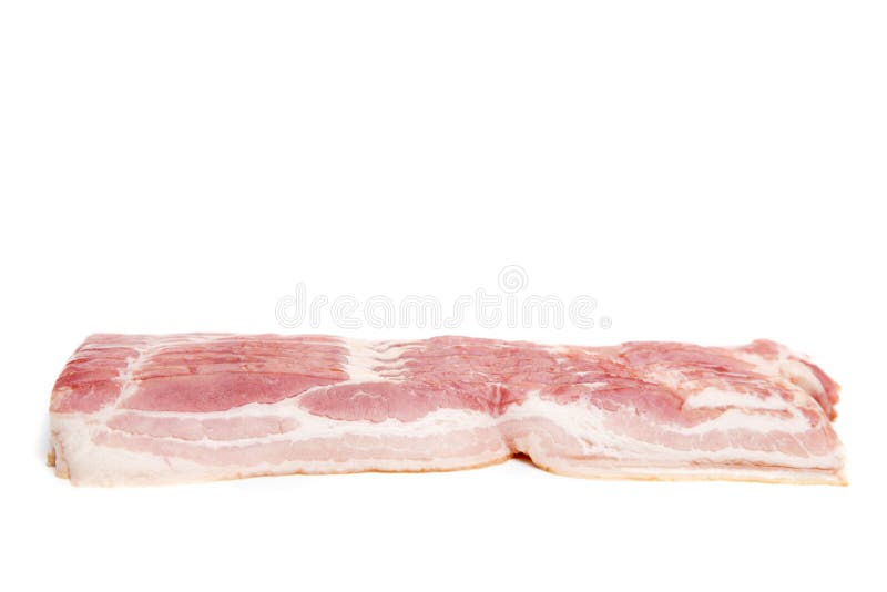 Raw American Style Bacon stock photo. Image of greasy 120514412