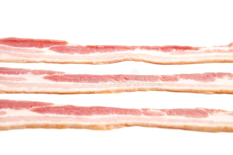 Raw American Style Bacon stock photo. Image of pack 120514426