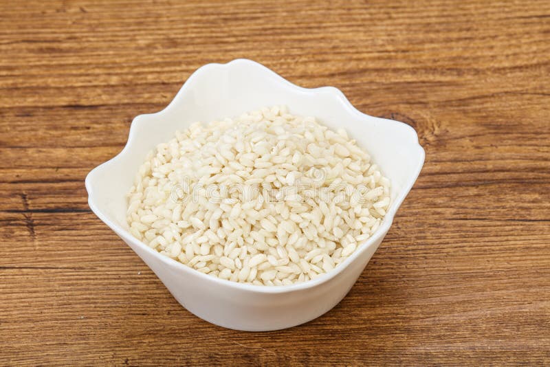 Raw Arborio Rice for Risotto Stock Photo Image of diet, italian