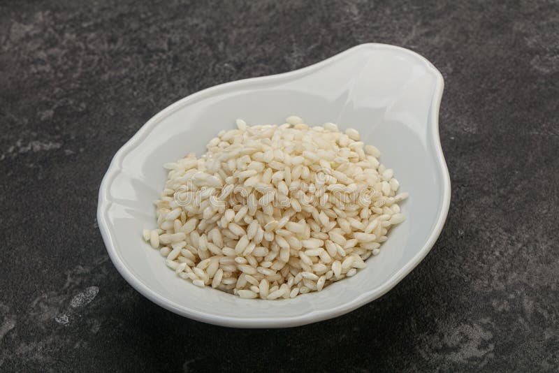 Raw Arborio Rice for Risotto Stock Photo Image of background, risotto