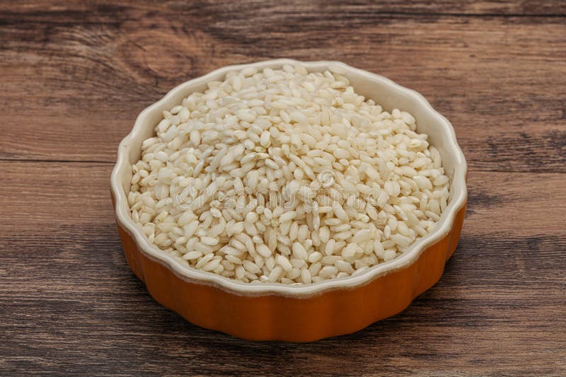 Raw Arborio Rice for Risotto Stock Image Image of closeup, food 199446853