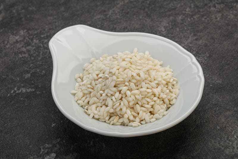 Raw Arborio Rice for Risotto Stock Photo Image of meal, italian