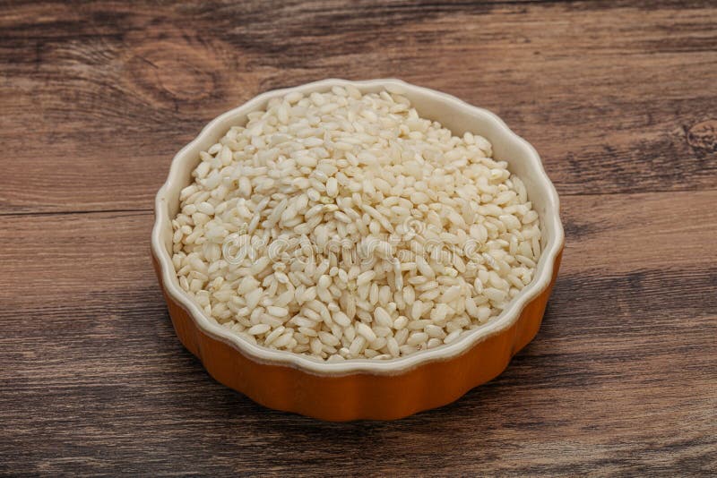 Raw Arborio Rice for Risotto Stock Image Image of nutrition, dinner