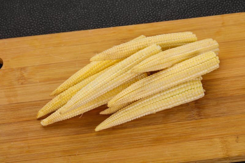 Raw baby corn stock image. Image of maize, salad, healthy 154782207