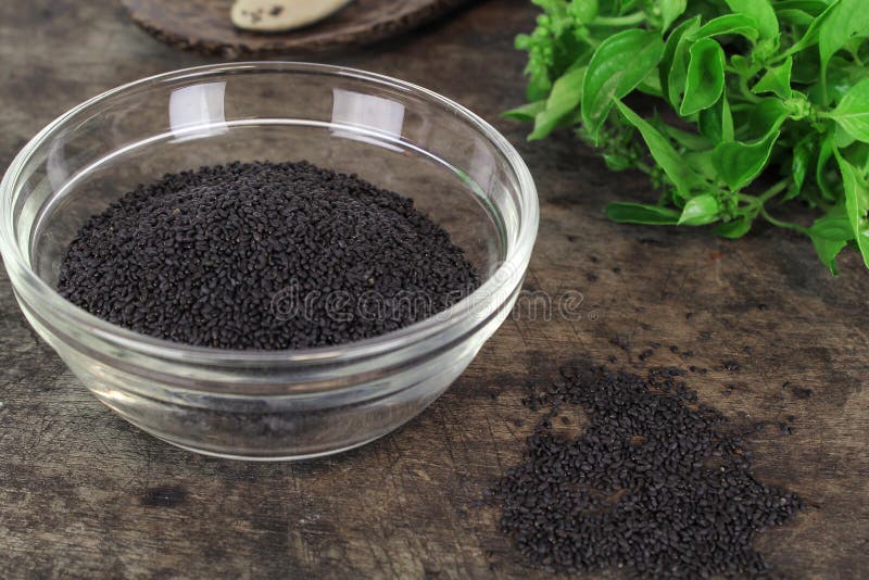 Raw Basil Seed, Herb in Thai Stock Photo Image of fiber, health 86566156