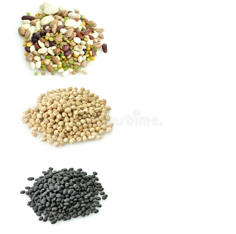 Raw Beans Collection stock photos