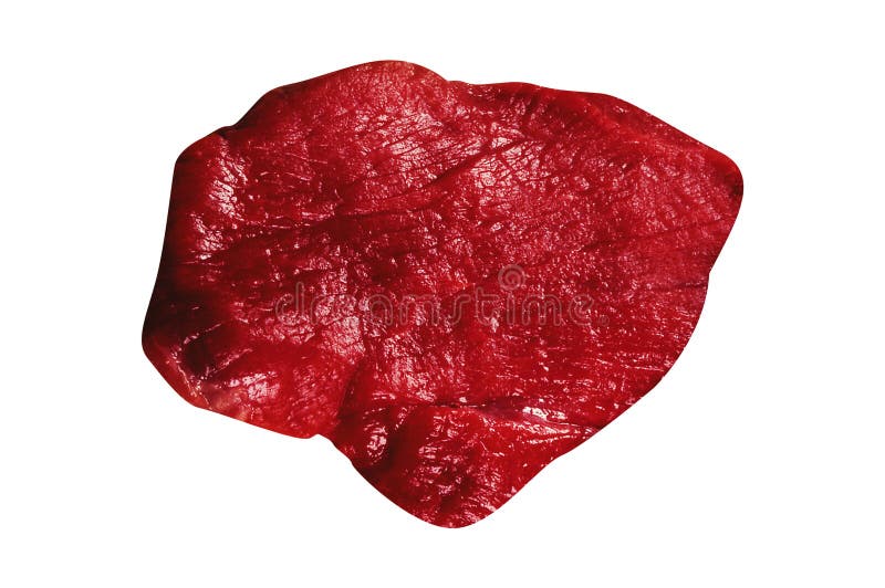 Raw Beef Meat Isolated on White Stock Photo Image of marbling, bloody