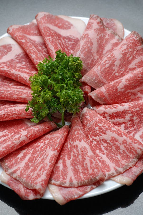 Raw Beef sliced stock photo. Image of calories, grill 26652792