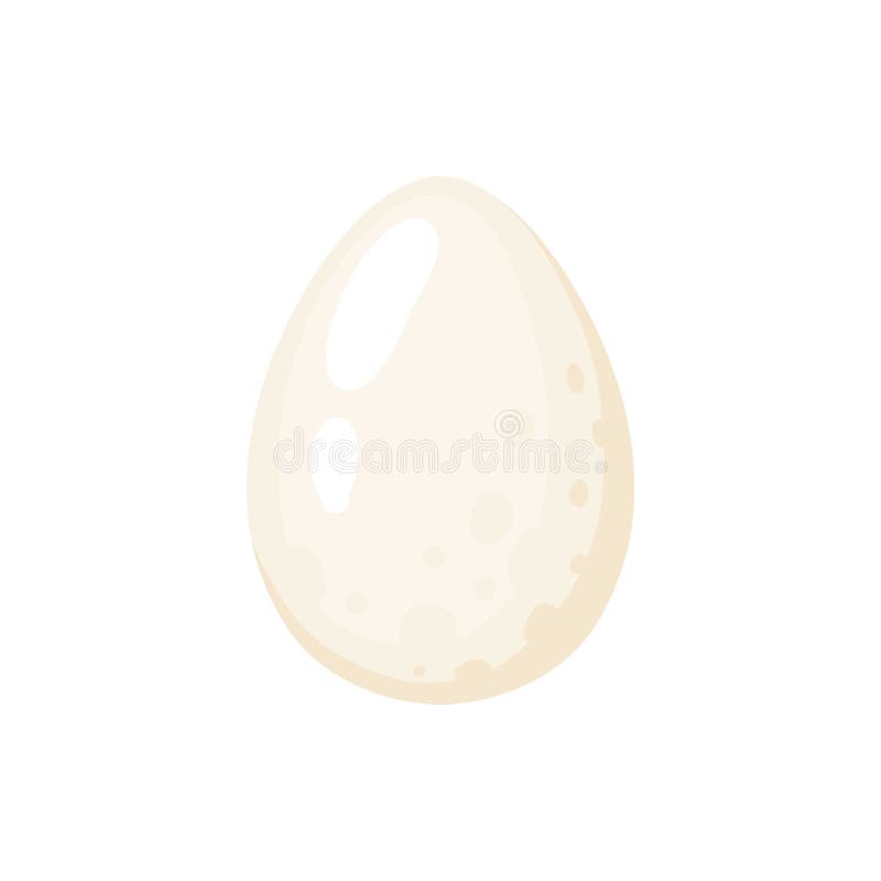 Raw boiled egg. Cartoon chicken or quail egg carton tray pack, eco protein meal breakfast half fried fresh yolk in brown stock illustration