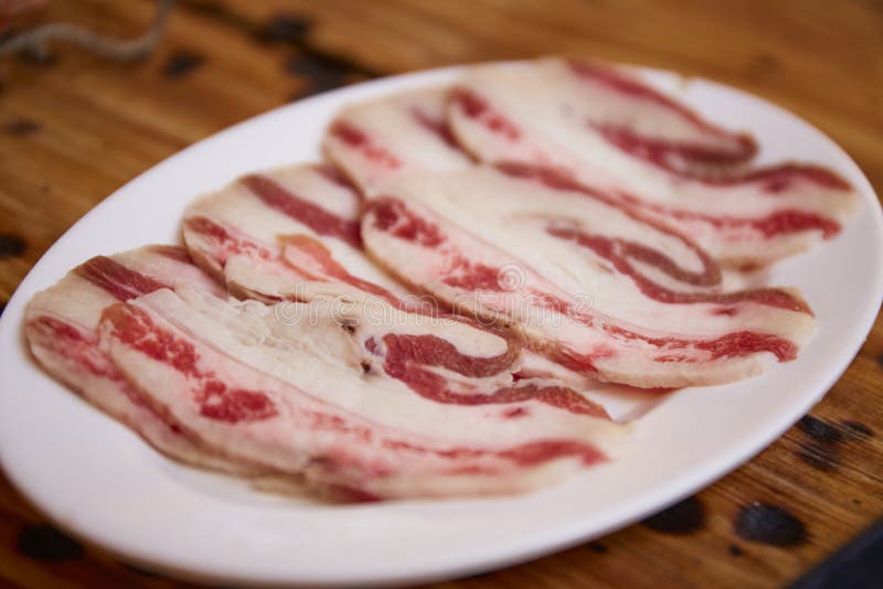 Raw Brisket Beef Slice in Dish Stock Photo Image of cuisine, brisket