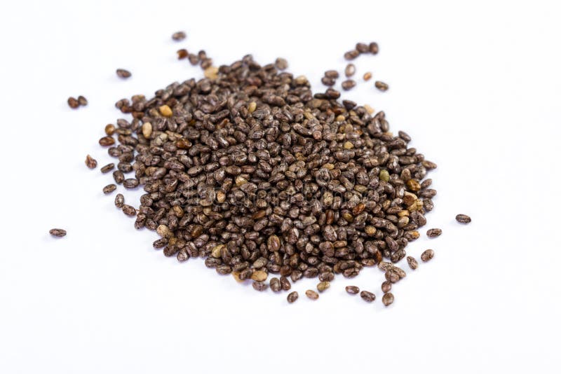 Raw chia seeds stock photo. Image of protein, bunch, super 97485880