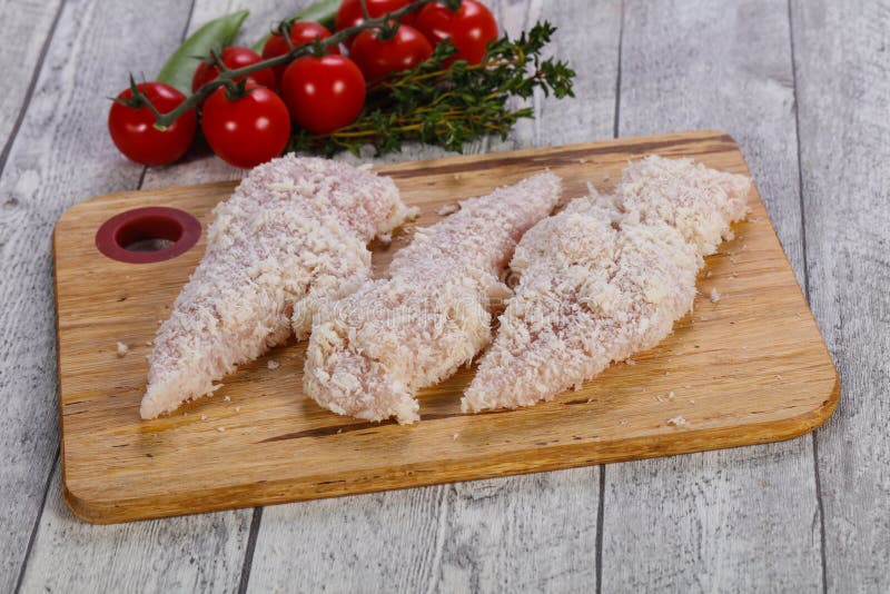 Raw chicken cutlet stock image. Image of dinner, isolated 141634983