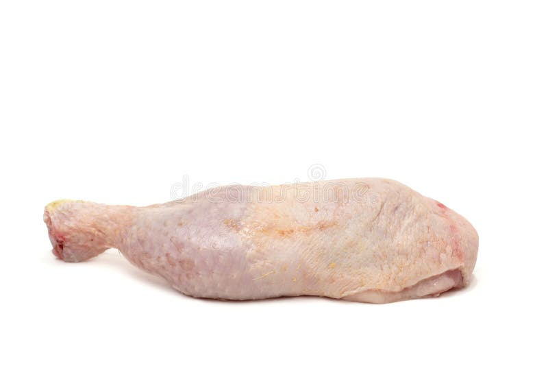 Raw chicken leg stock photo. Image of nutrition, eating 96398048