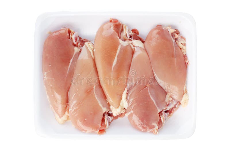 Raw chicken meat