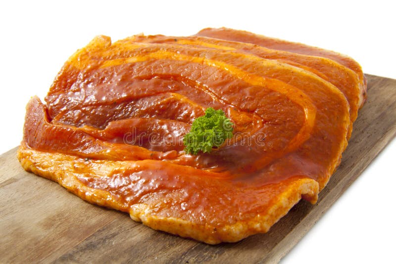 Raw chops stock photo. Image of herbs, bacon, barbecue 21218192