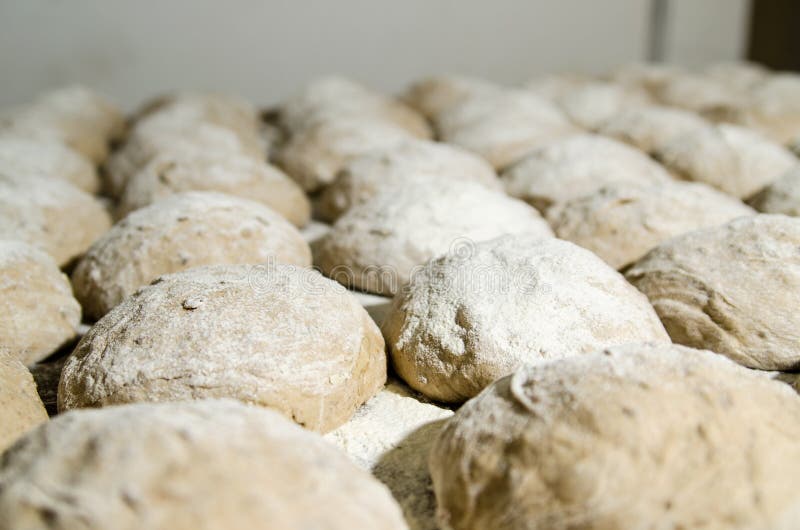 Set of raw dough for bread without yeast on the table. Raw fresh yeast dough stock images, royalty-free photos and pictures