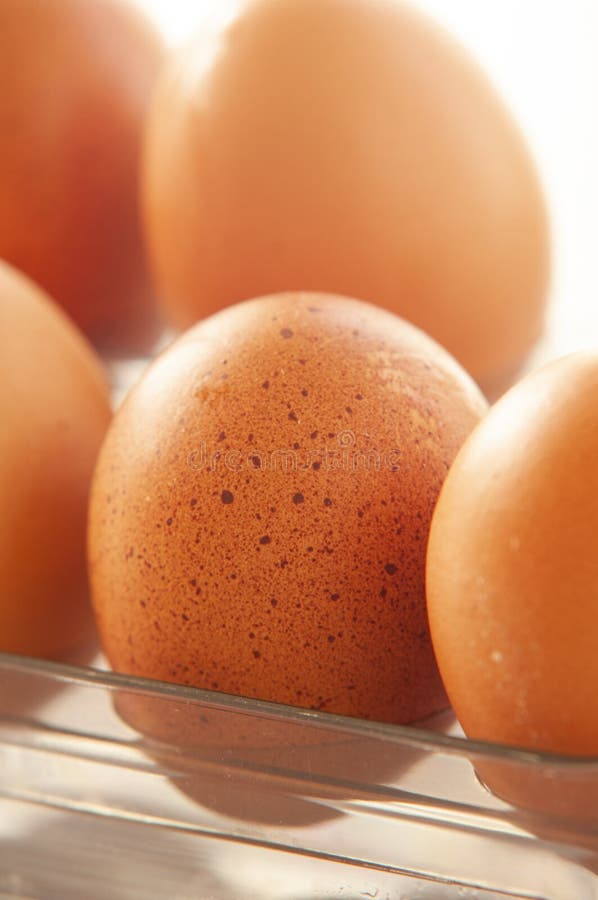 Raw eggs on the table stock image. Image of brown, fragility 198337597