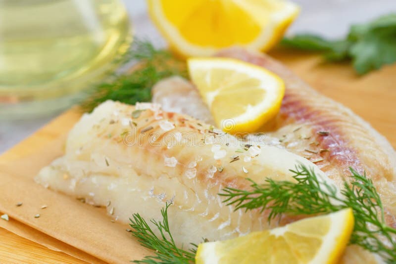Raw Fish with Spices and Lemon Stock Image Image of restaurant