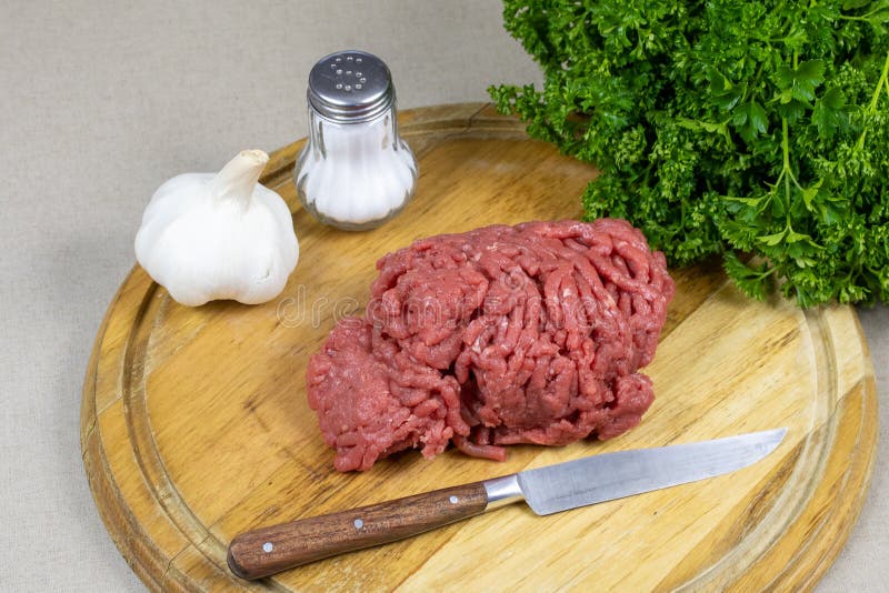 Raw ground beef stock photo. Image of fresh, steak, cuisine 167325722