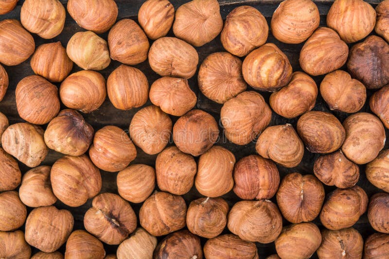 Raw hazelnuts