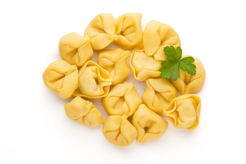 Raw Homemade Pasta,tortellini with Herbs Stock Photo Image of