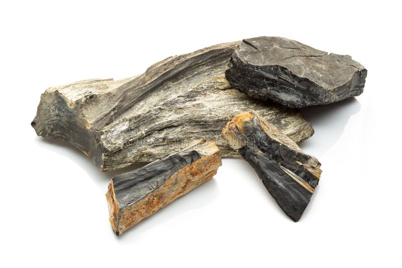 Premium Photo  Raw jet lignite brown coal gemstone isolated