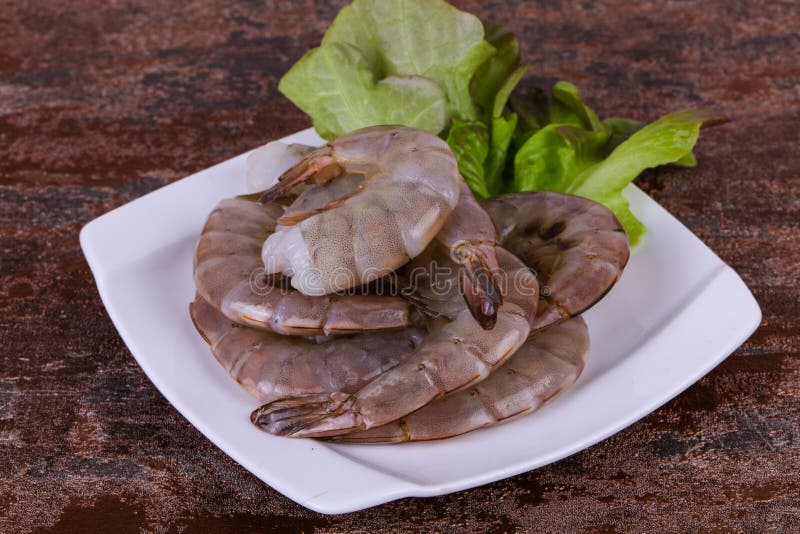 Raw King Prawns Ready for Cooking Stock Image Image of restaurant