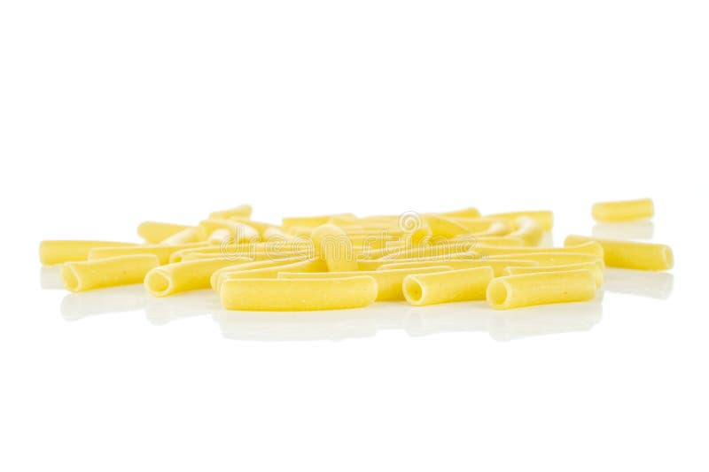Raw Macaroni Pasta Isolated on White Stock Photo Image of hard, piece