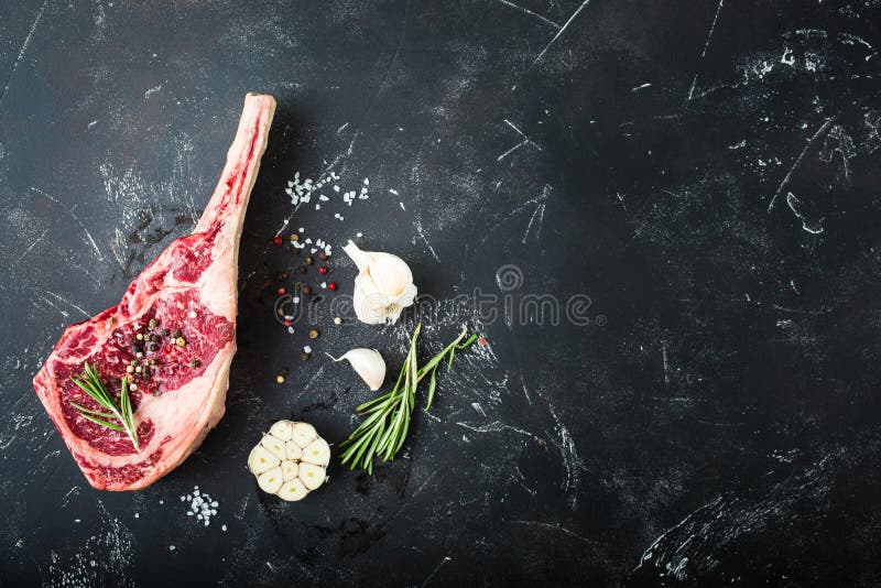 Raw marbled meat steak stock photography Raw marbled meat steak stock photography