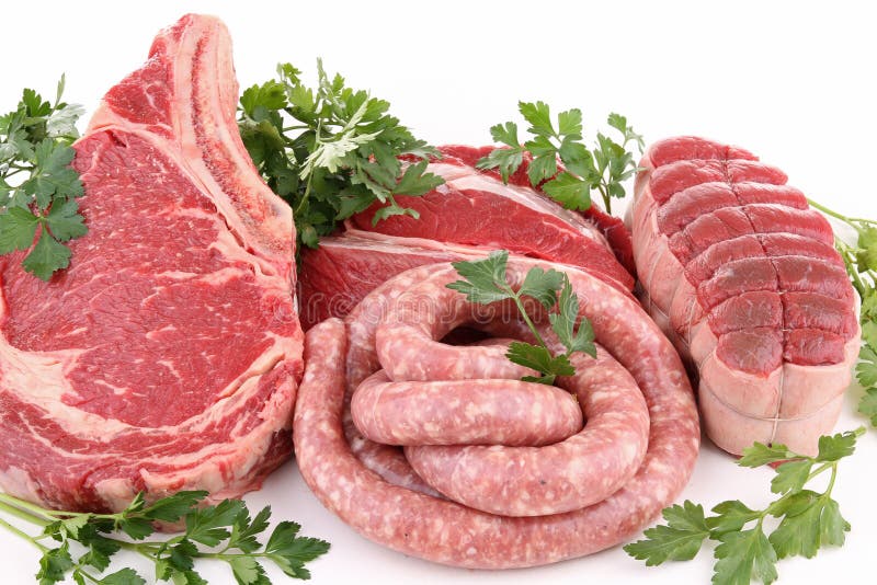 Raw meat stock photo. Image of cuisine, roast, edible 22247198