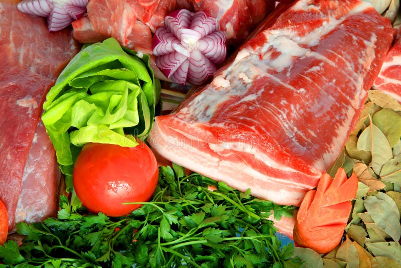 Meat stock photo. Image of calorie, preparing, steak, bake 2418870