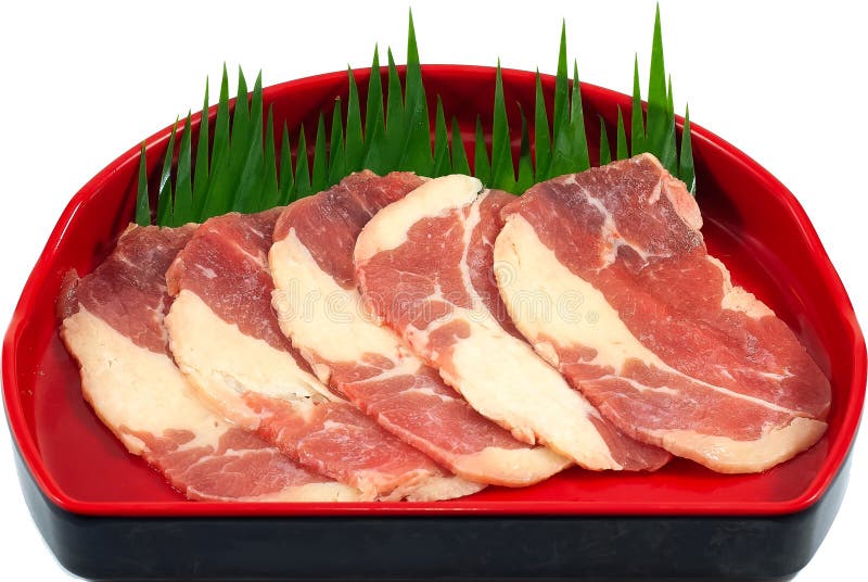 Raw Meat Slice stock photo. Image of suki, shabu, boil 42488410