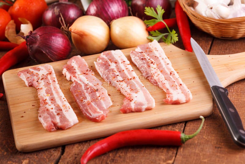 Raw meat stock photo. Image of food, spices, sliced, spicy - 35286754